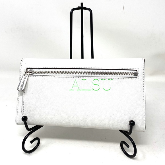 Michael Kors Trifolder Large Leather Optic White - Picture 4 of 6